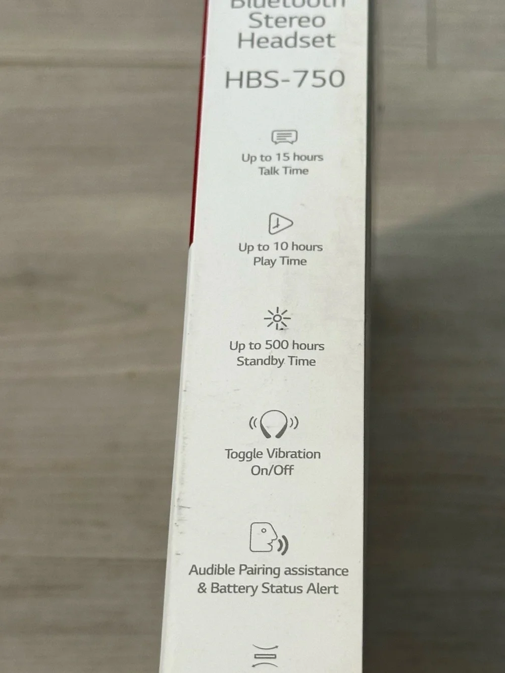 LG Tone Pro HBS-750 Gold Bluetooth Wireless Stereo Neckband Headset NEW